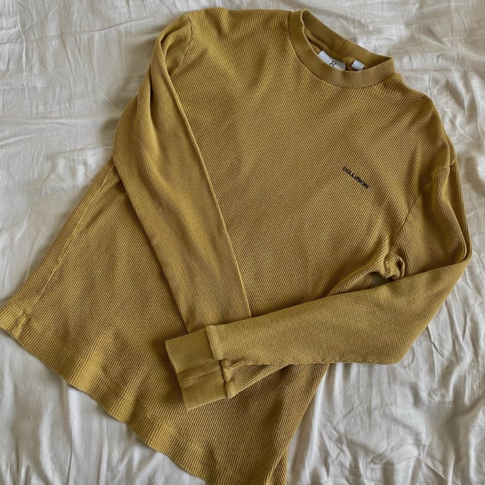 ASOS collusion waffle long sleeve tshirt